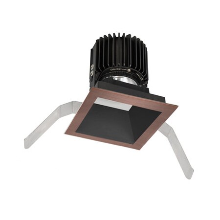 WAC Lighting R4SD2T-S830-CB Volta-36W 15 degree 85CRI 1 LED Square Regressed Trim with in Contemporary Style-5.75 Inches Wide by 6.39 Inches High, Color Rendering Index: 80, Copper Bronze